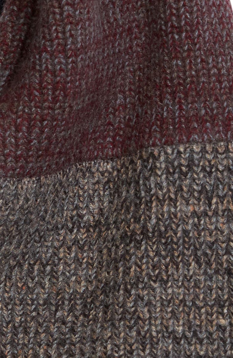 Waste Yarn Project Mimi Colorblock One of a Kind Cashmere Scarf, Alternate, color,