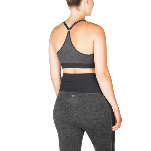 Modern Eternity Maternity Bella Active Maternity Nursing Bra In Gray