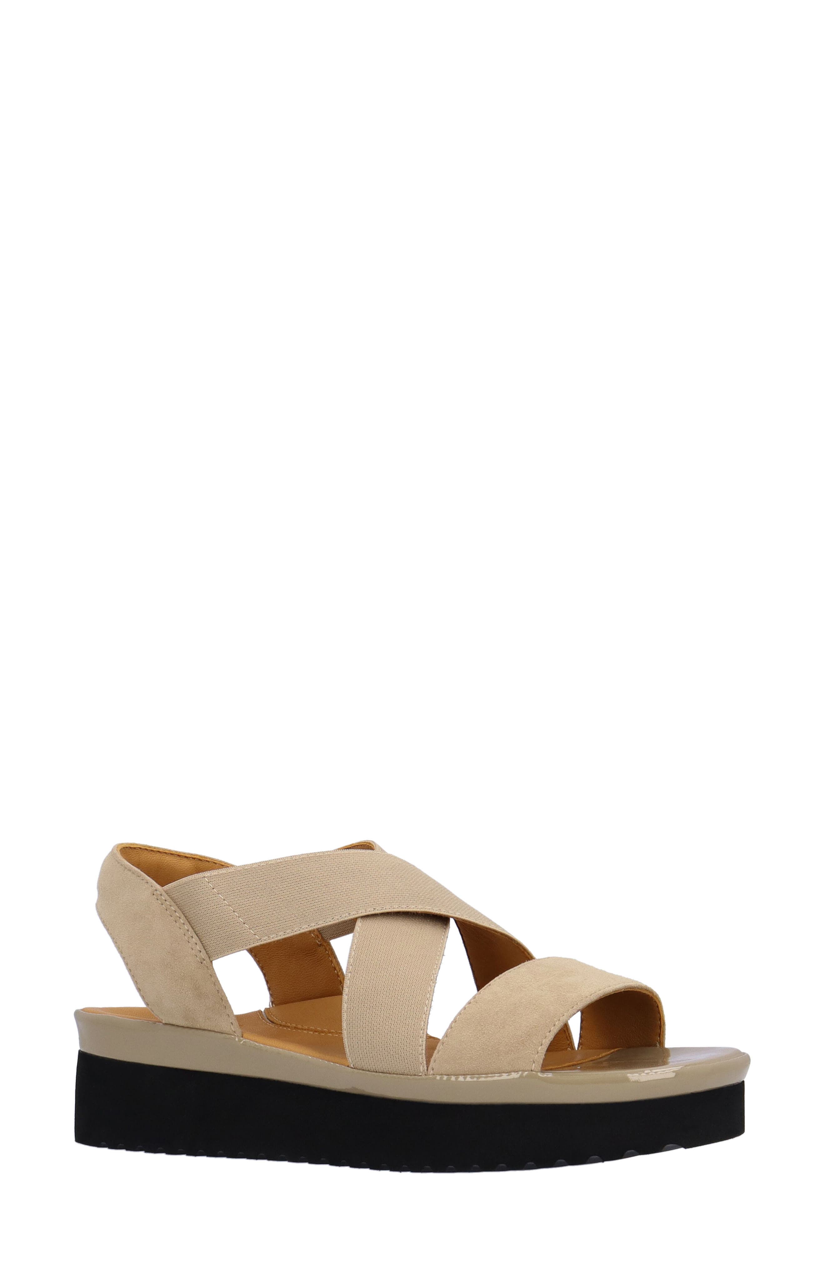 L'Amour des Pieds Aizling Ankle Strap Sandal, Main, color, Taupe
