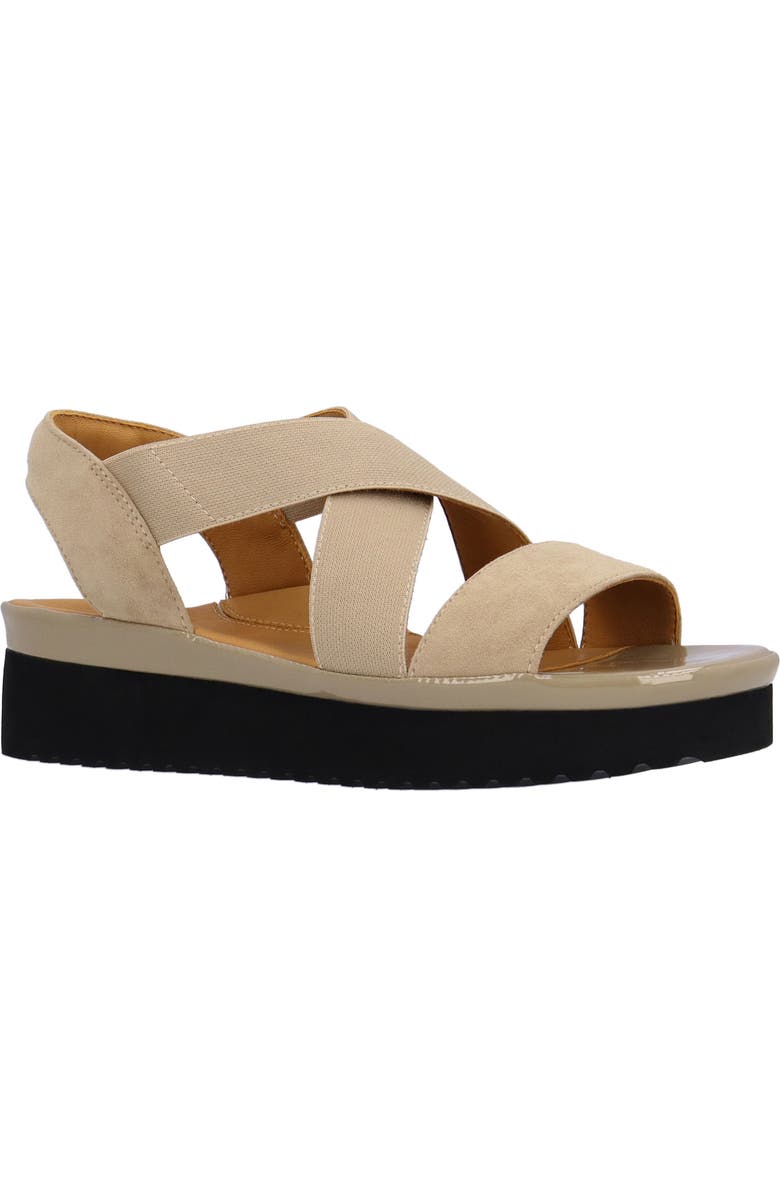 L'Amour des Pieds Aizling Ankle Strap Sandal, Main, color, Taupe