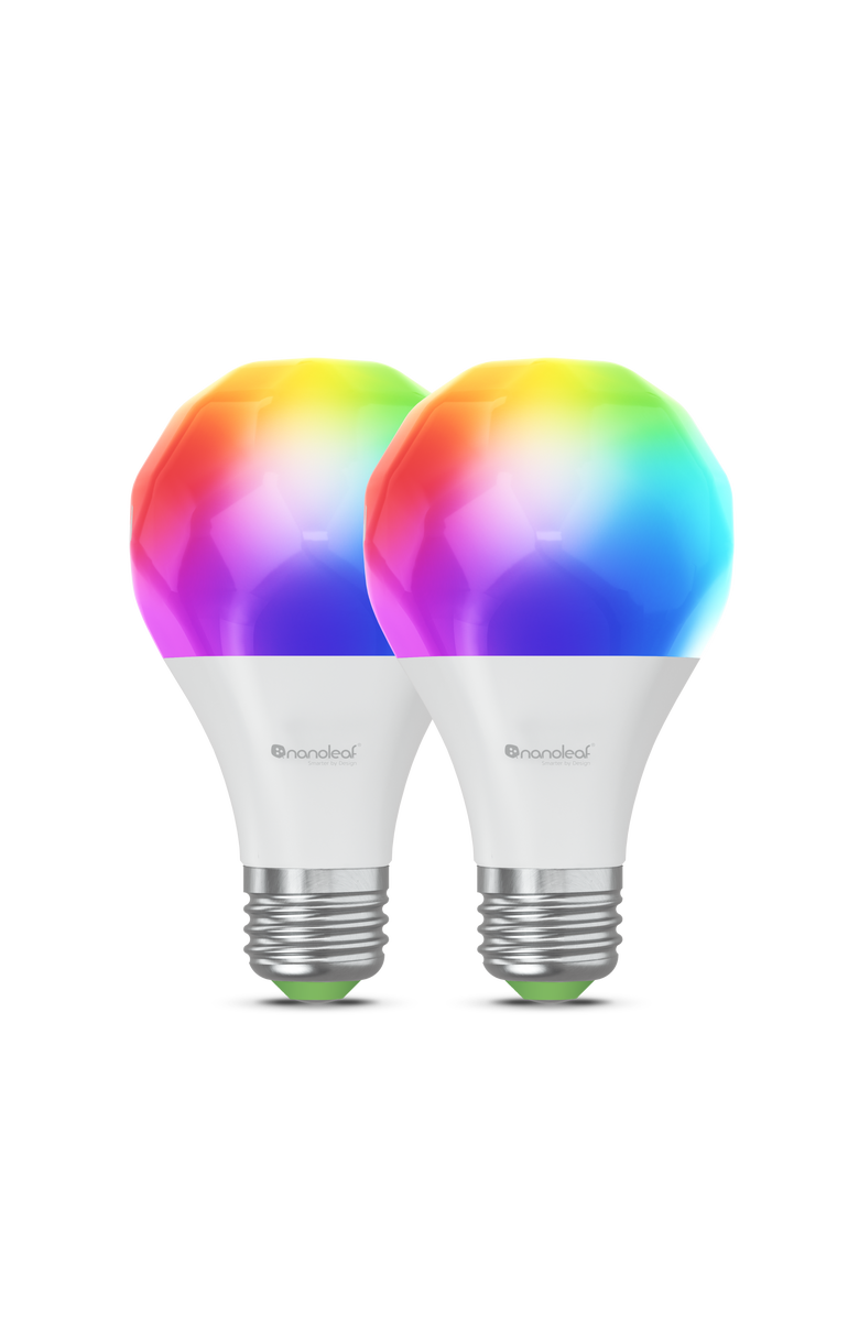 Nanoleaf Matter Wi-Fi A19 Smart Bulb, Main, color, Multicolor