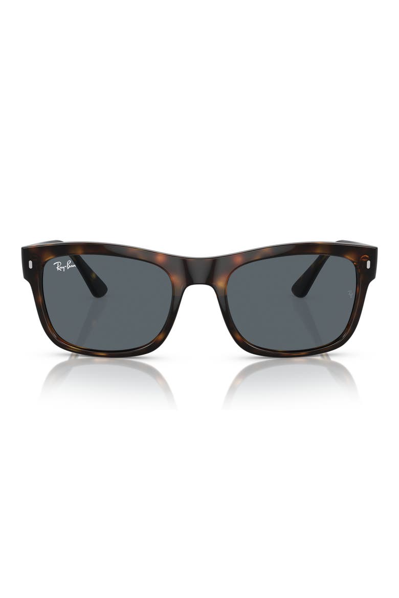 56mm Rectangular Sunglasses, Main, color, HAVANA