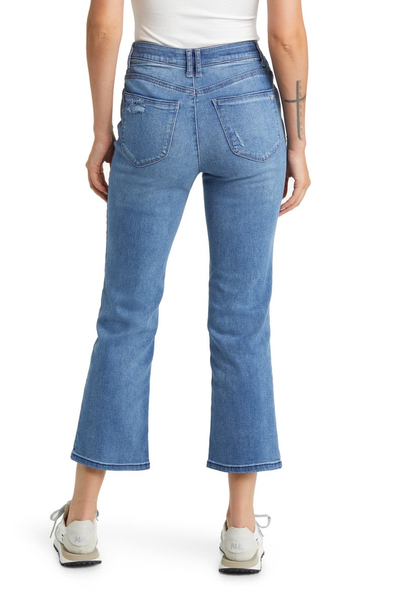 'Ab'Solution High Waist Ankle Flare Jeans (Nordstrom Exclusive), Alternate, color, BLUE VINTAGE