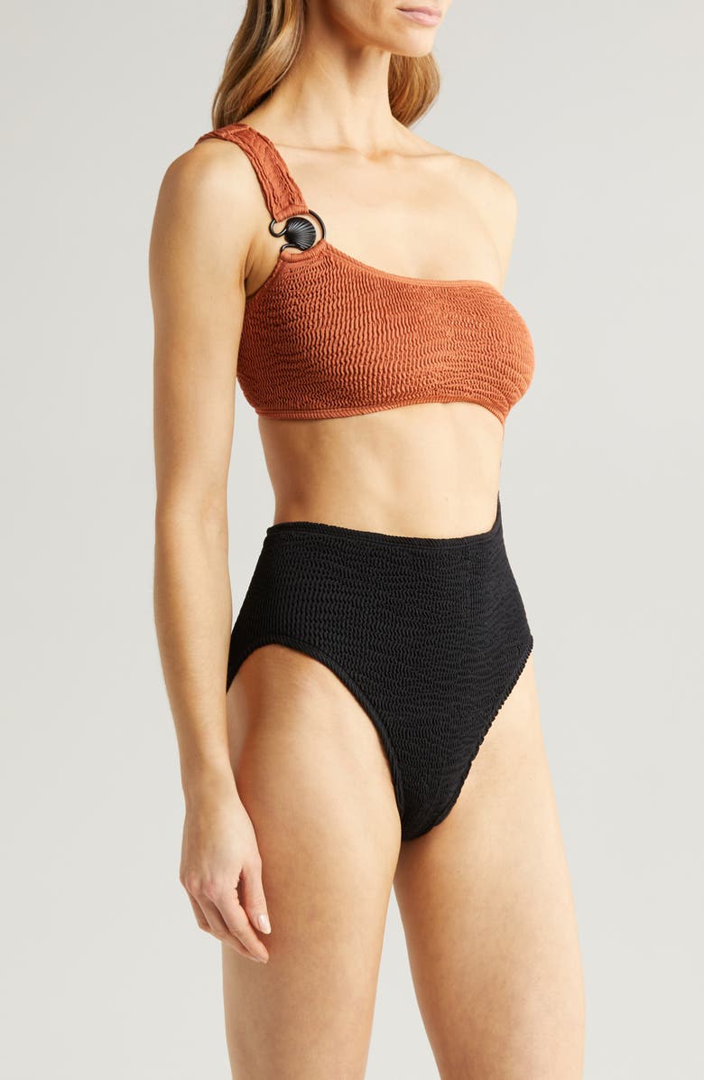 CLEONIE Cutout One-Shoulder One-Piece Swimsuit, Alternate, color, 