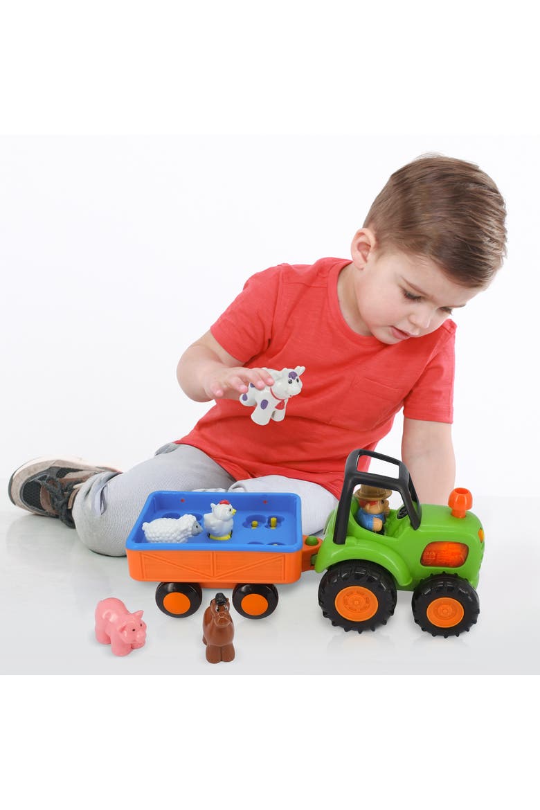 Light N' Sound Farm Tractor, Alternate, color, Multicolored