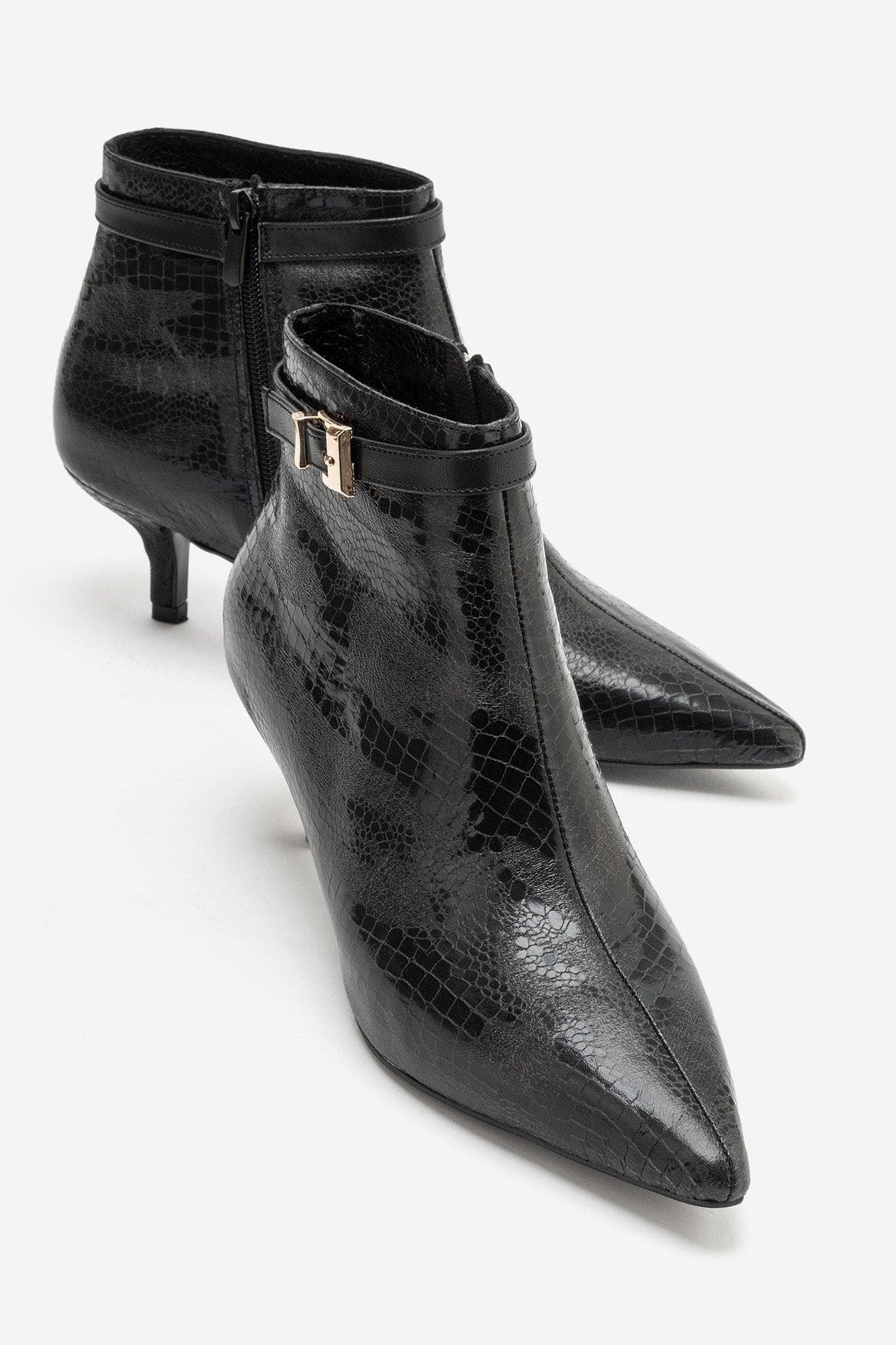 Juxon Kitten Heel Boot, Alternate, color, Black