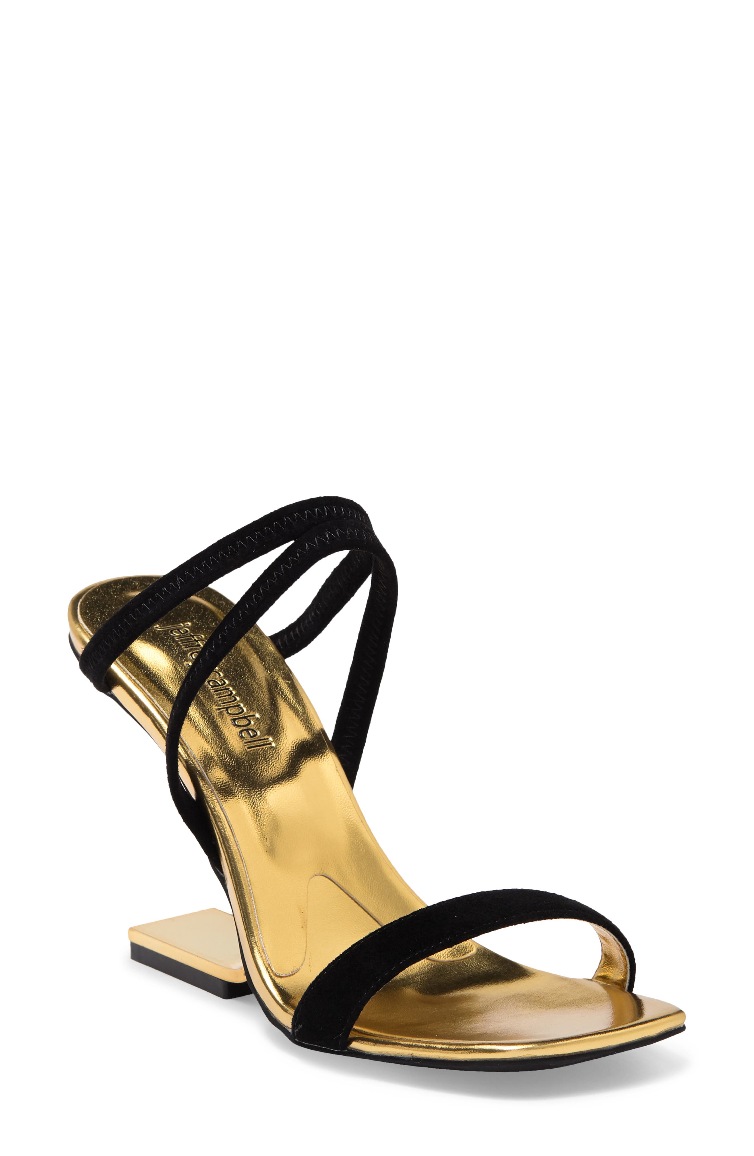 Jeffrey Campbell Geometric Sandal, Main, color, 