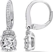 DELMAR Diamond Drop Earrings - 0.35ct.