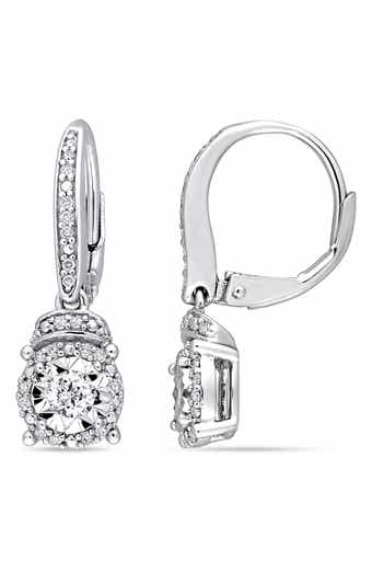 DELMAR Diamond Drop Earrings - 0.35ct.