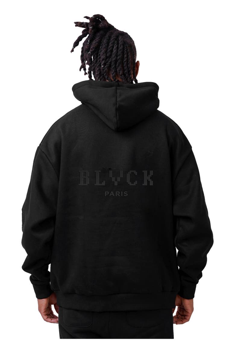 Blvck x Memeland Essential Hoodie, Alternate, color, Black