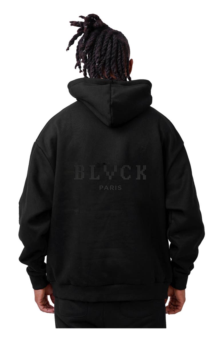 Blvck Paris Blvck x Memeland Essential Hoodie, Alternate, color, Black