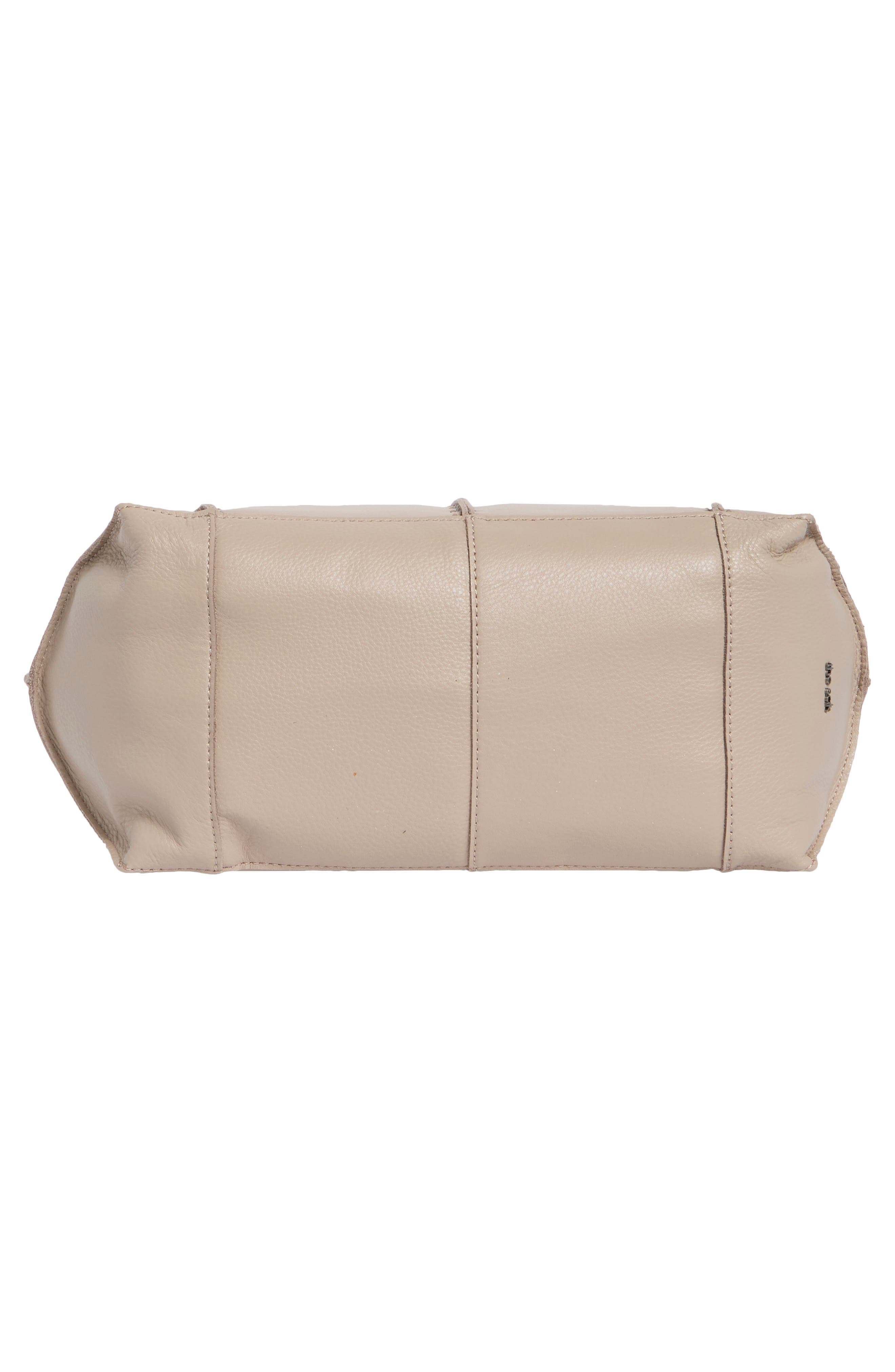 Los Feliz Leather Satchel, Alternate, color, SAND