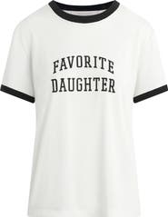Favorite Daughter Logo Ringer T-Shirt
