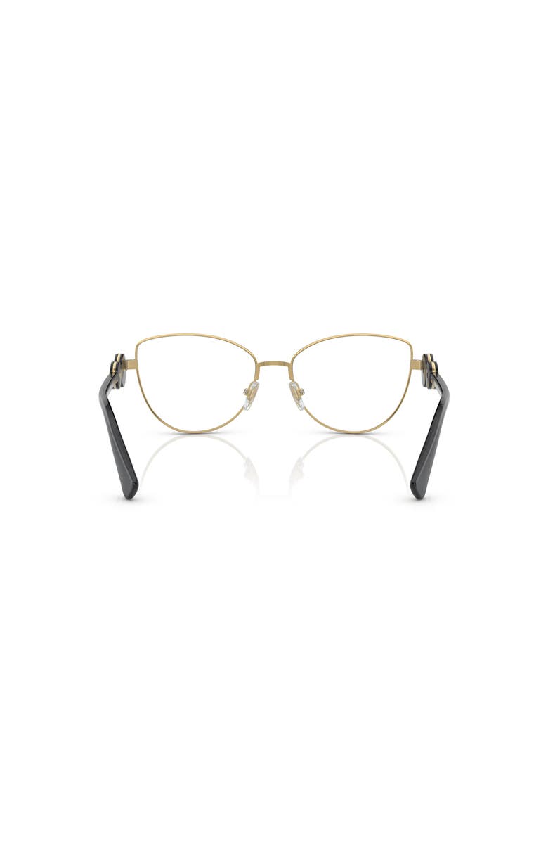Versace 55mm Cat Eye optical glasses, Alternate, color, Gold