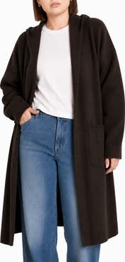 BY DESIGN Andrea Hoodie Open Front Jacket