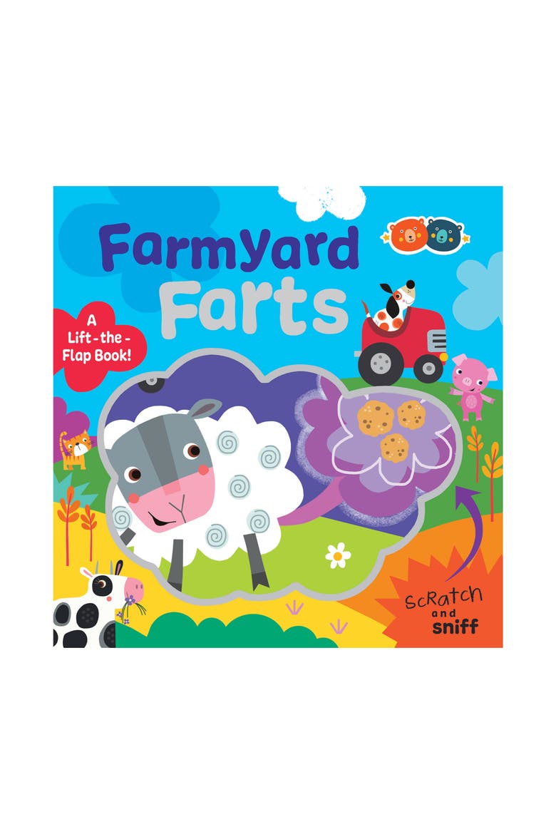 Scratch & Sniff Book, Farmyard Farts, Rhyming Book, Kids 3+, Main, color, Multicolored