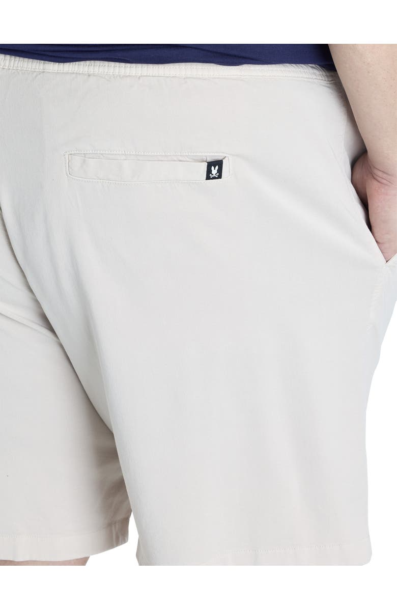 Psycho Bunny Big & Tall Willis Stretch Shorts, Alternate, color, Natural Linen