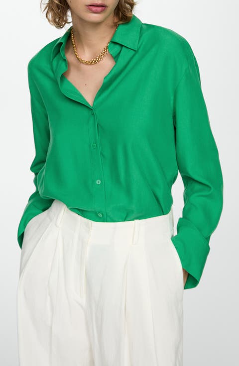 Fluid Button-Up Shirt