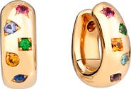 Pomellato Iconica Semiprecious Stones Huggie Earrings