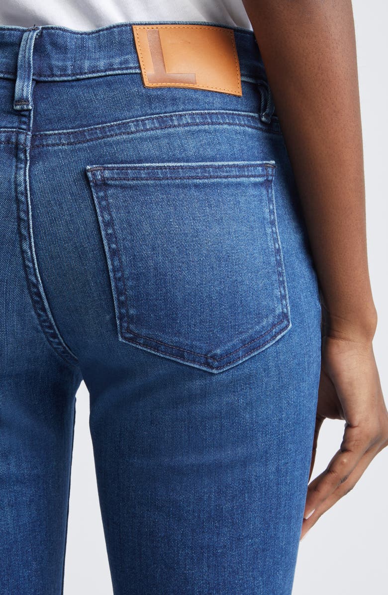 Lafayette 148 New York Mercer Kick Flare Jeans, Alternate, color, Empire Indigo