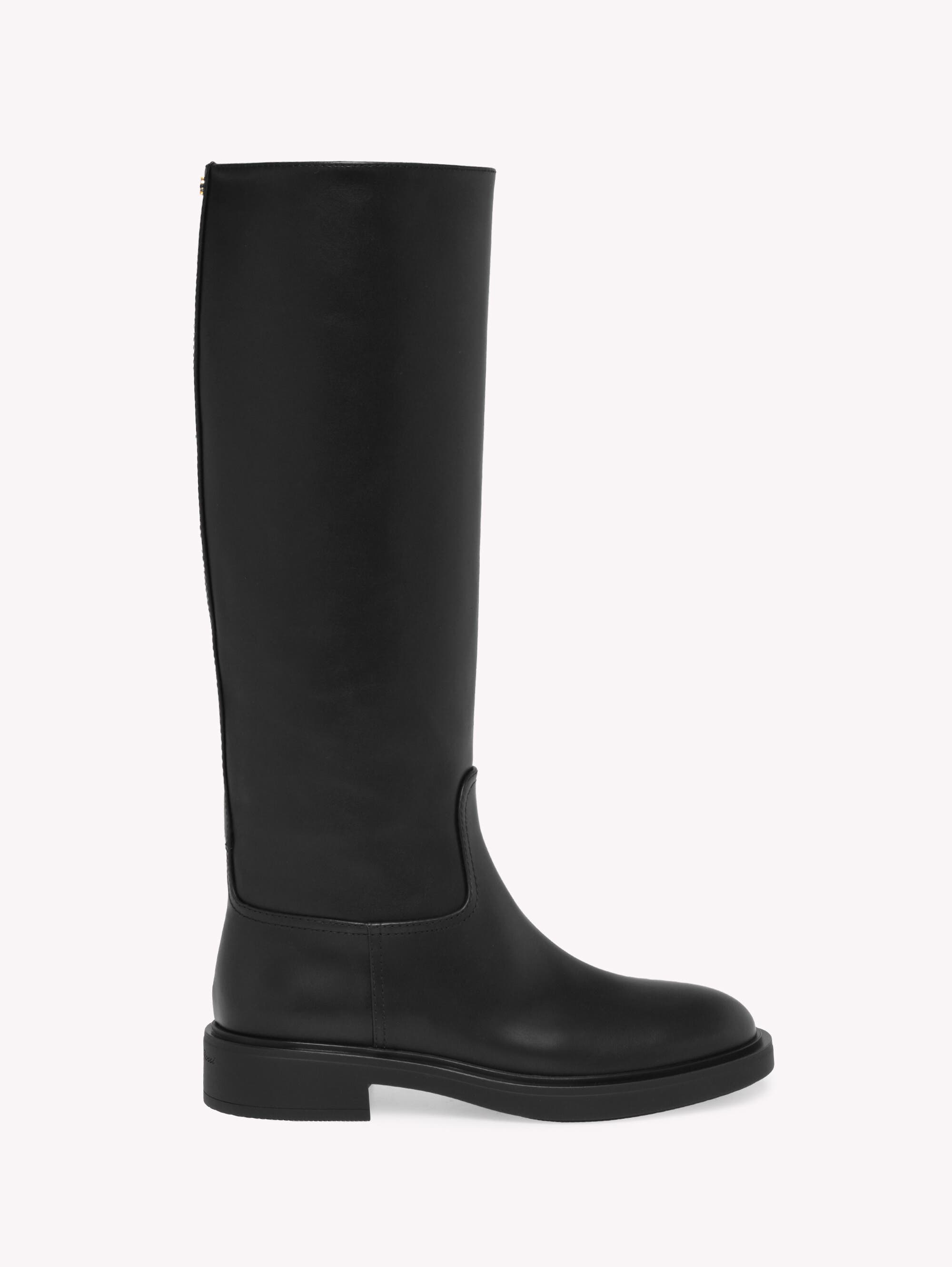 Black Calf Leather