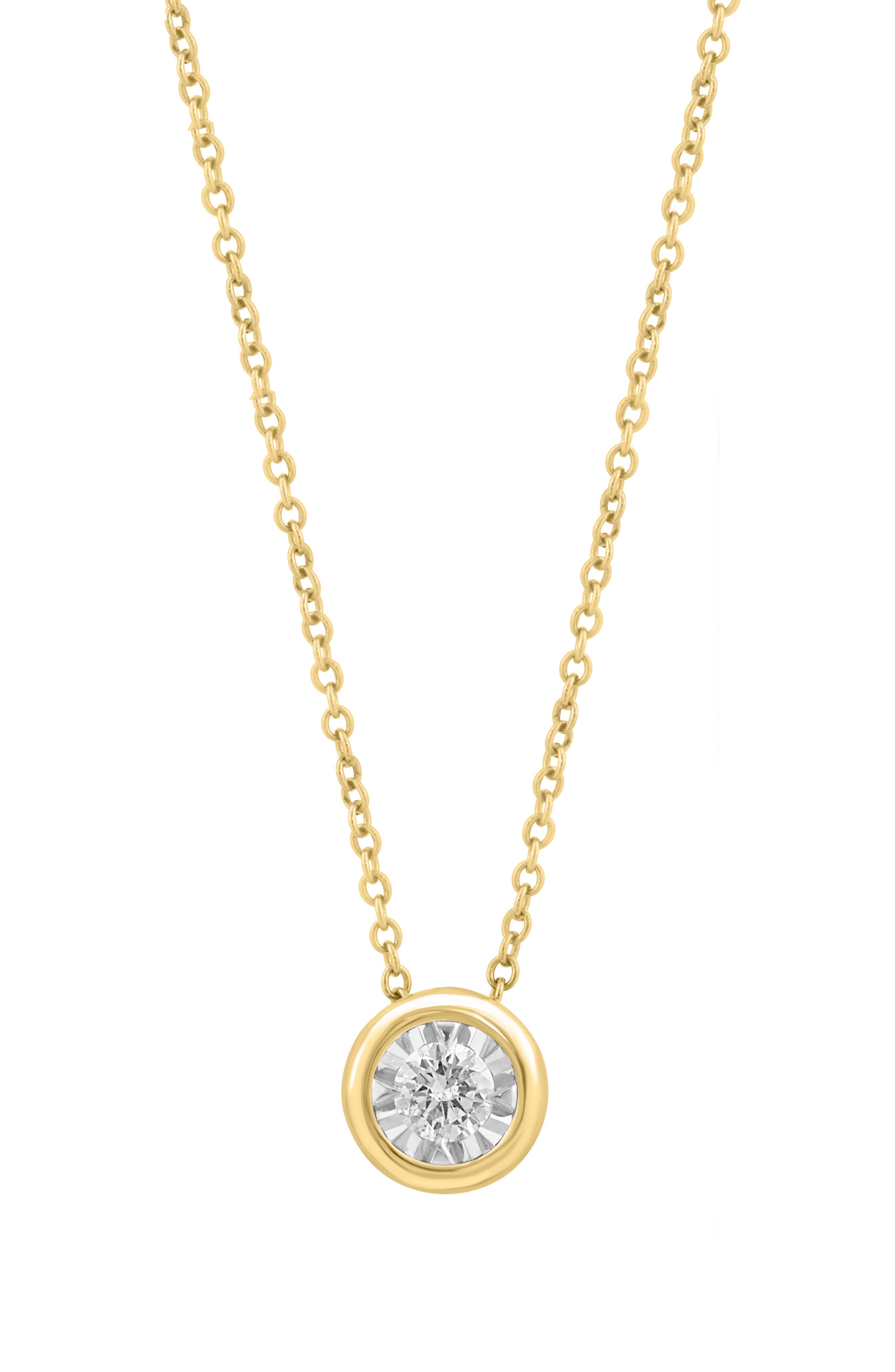 EFFY Round Diamond Pendant Necklace