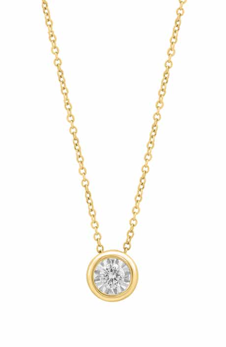 EFFY Round Diamond Pendant Necklace