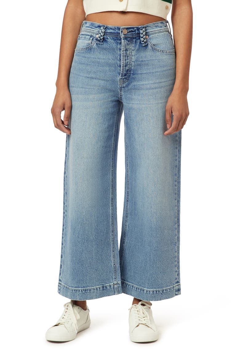 The Wave Crop Wide Leg Jeans, Main, color, WILLIAMSBURG