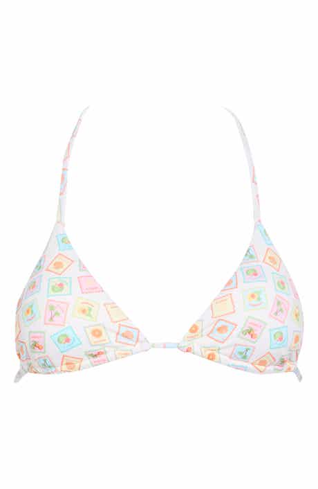 Palm Triangle Bikini Top
