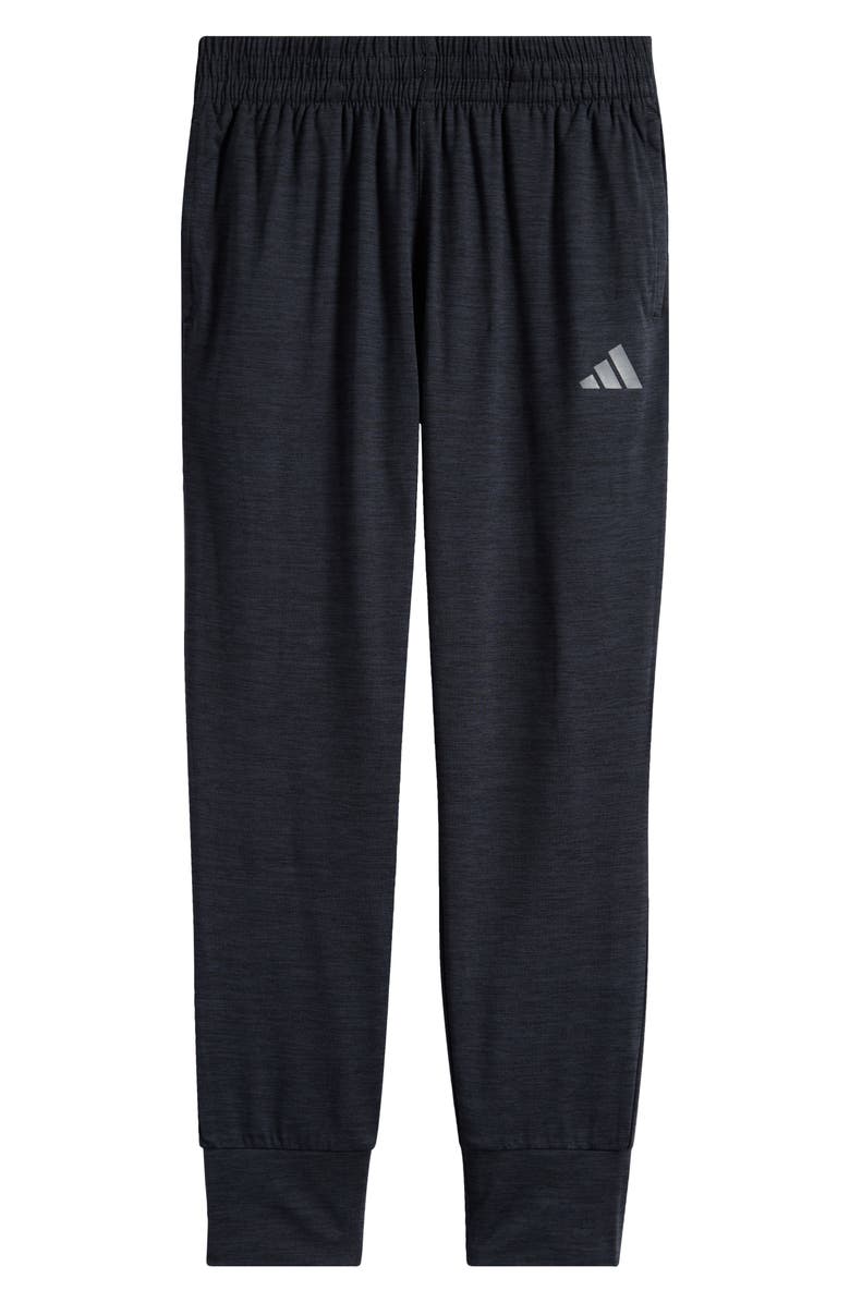 adidas Kids' All Sport Brushed Knit Joggers, Main, color, Grey/ Black