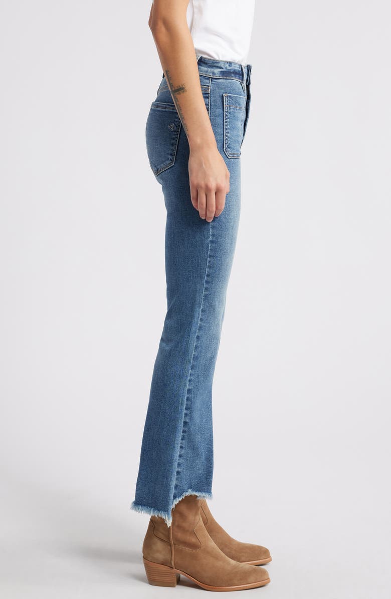 HIDDEN JEANS High Waist Crop Jeans, Alternate, color, Medium Wash