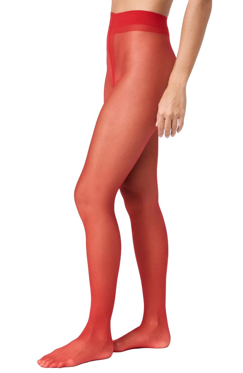 Stems Avery Microfiber Tights, Main, color, Red