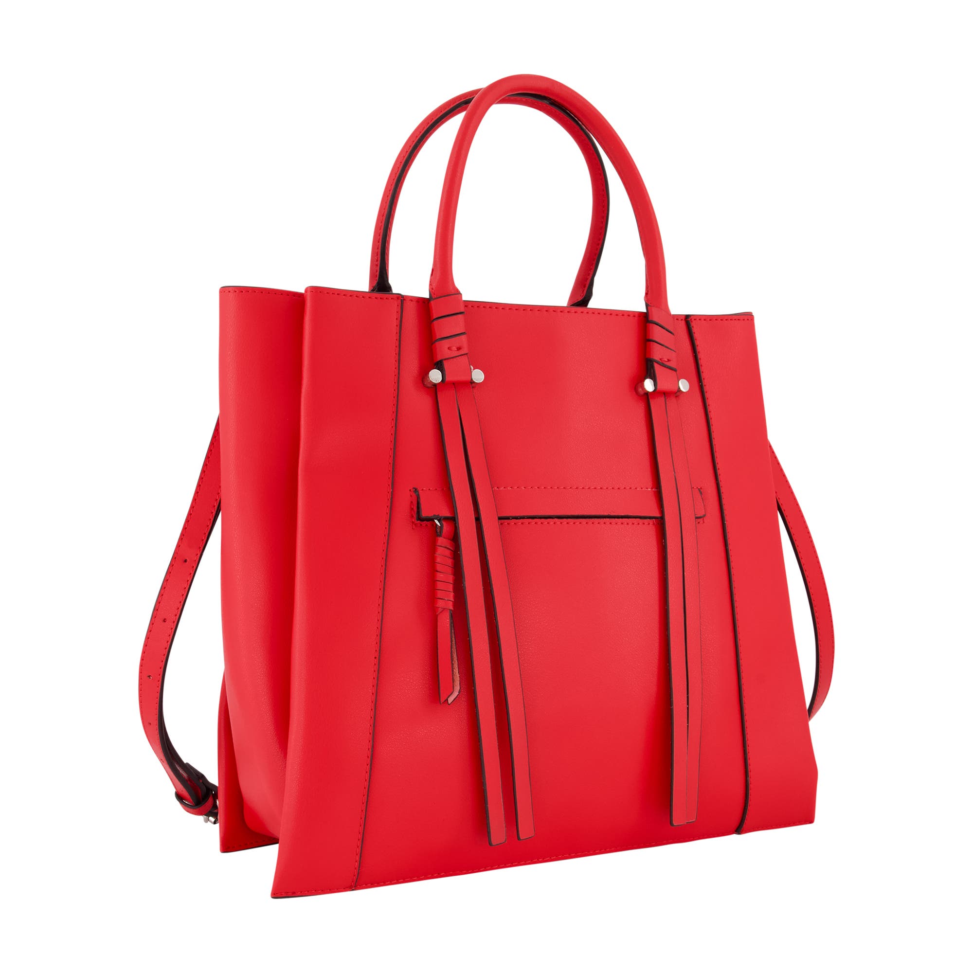 Danielle Nicole Everly Tote Genuine Leather, Alternate, color, Red