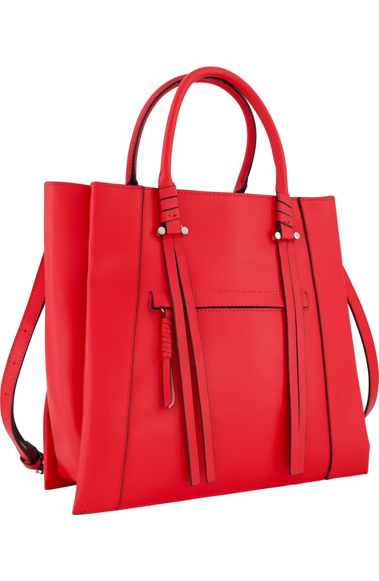 Danielle Nicole Everly Tote Genuine Leather, Alternate, color, Red