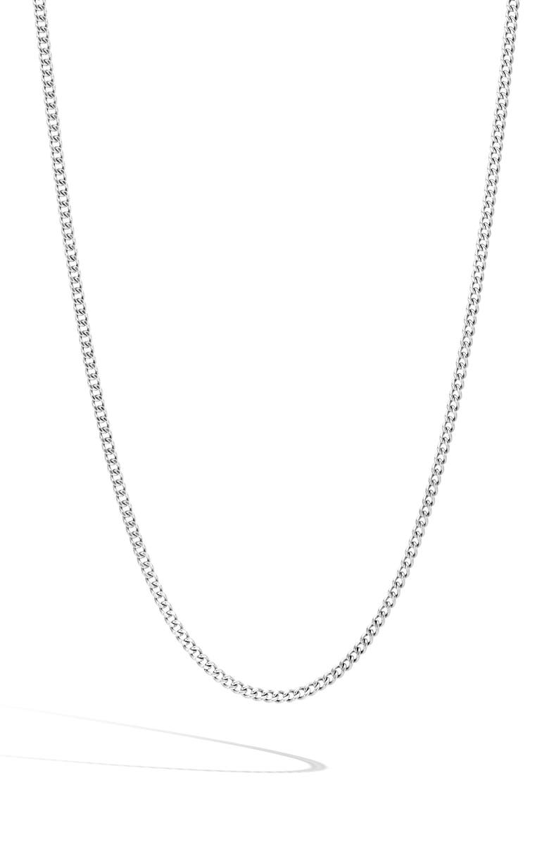John Hardy Men's Classic Chain Curb Chain Necklace, Alternate, color, Silver