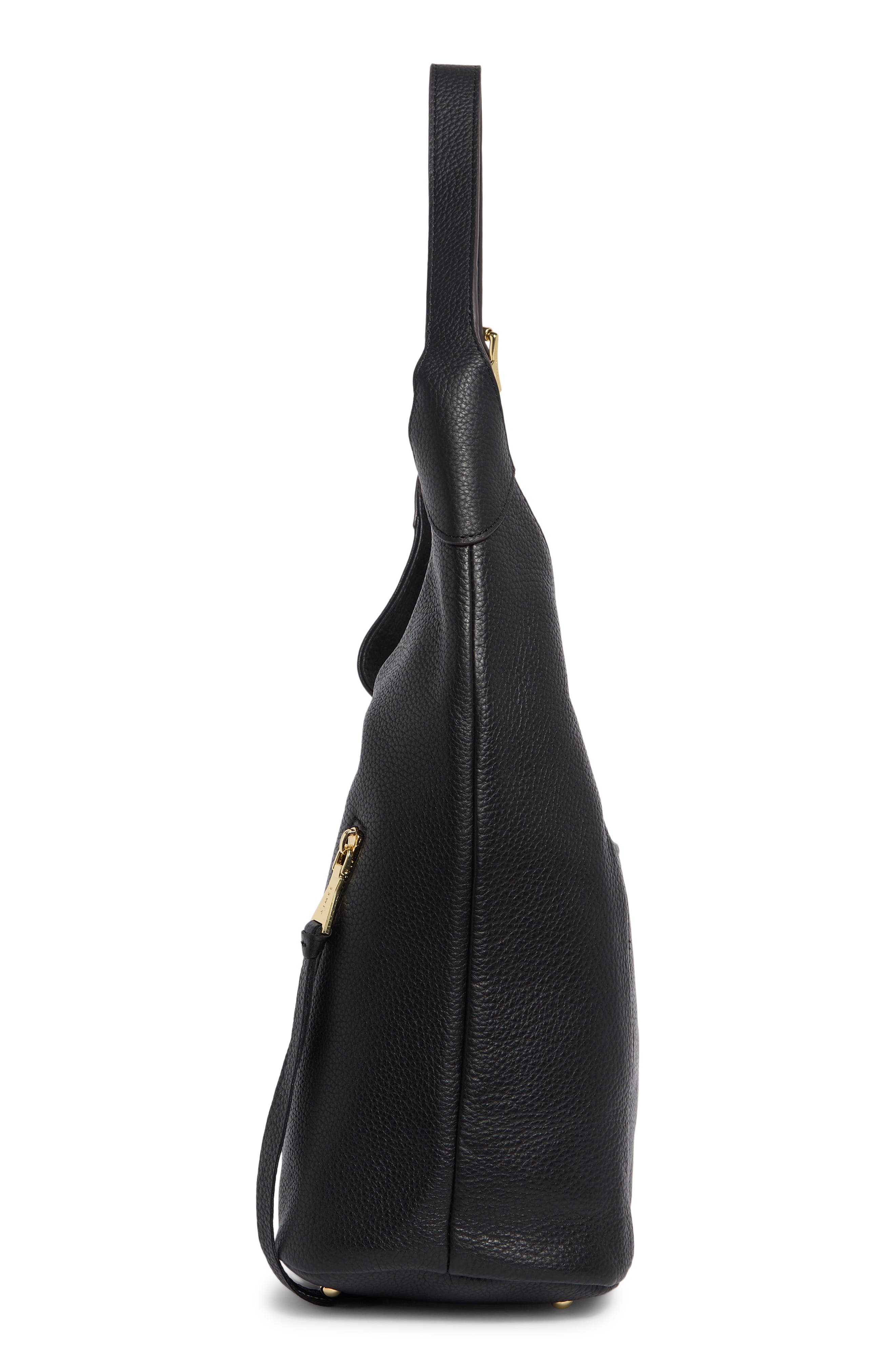 AIMEE Delta Shoulder Bag, Alternate, color, Black