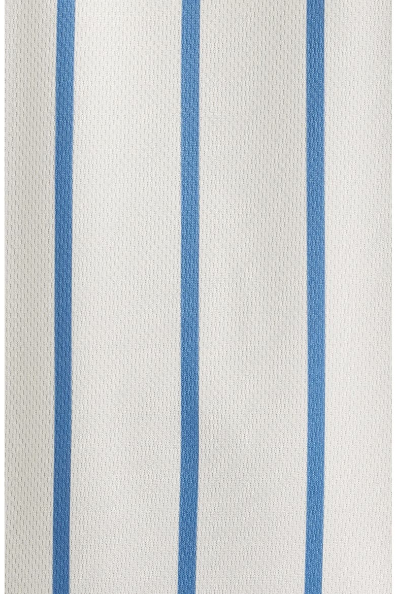 Worldwide Crest Striped Jersey Polo, Alternate, color, CREAM