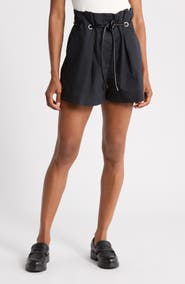 3.1 Phillip Lim Origami Belted Stretch Cotton Shorts