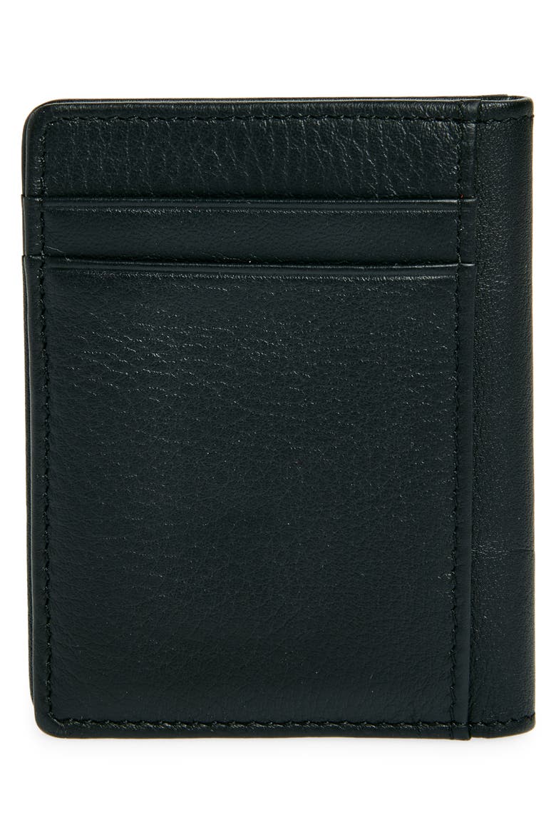 Front Pocket Money Clip Wallet, Alternate, color, BLACK