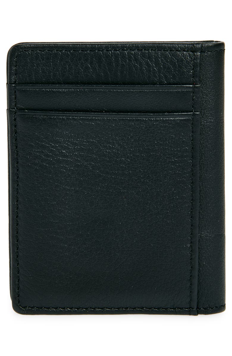 Will Leather Goods Front Pocket Money Clip Wallet, Alternate, color, Black