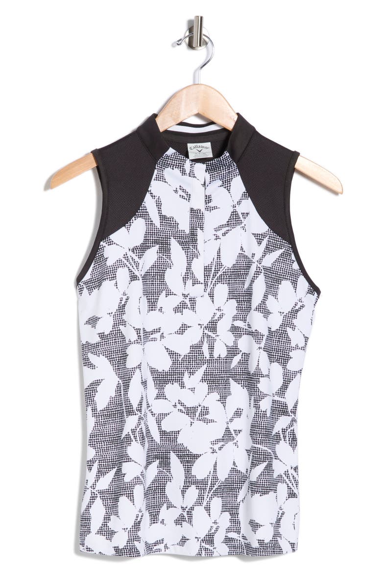 Textured Abstract Tank, Alternate, color, CAVIAR