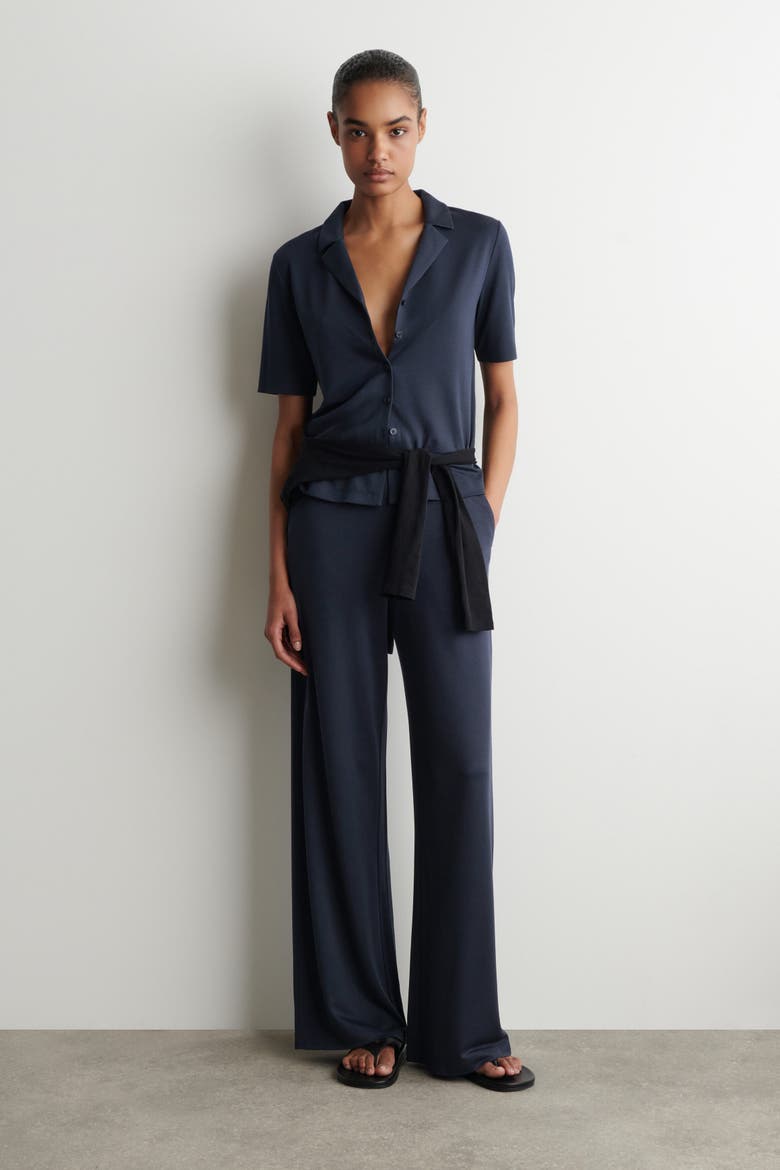Modal-jersey Pants, Main, color, NAVY