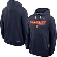 Nike Men's Nike Navy Syracuse Orange 2025 Sideline Performance Pullover Hoodie