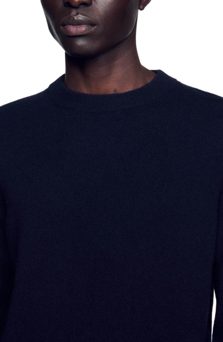 SANDRO Cashmere sweater, Alternate, color, Dark Navy