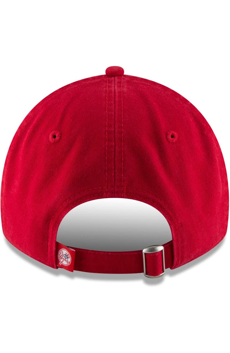 New Era Men's New Era Red New York Yankees Fashion Core Classic 9TWENTY Adjustable Hat, Alternate, color,