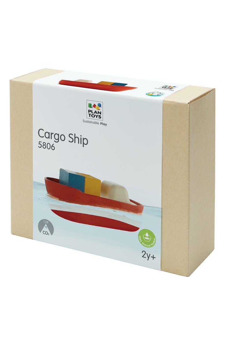 PlanToys<sup>®</sup> Cargo Ship Water Toy, Alternate, color, Assorted