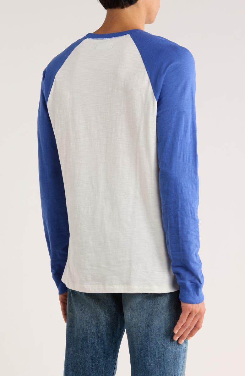 Junk Food Seahawks Long Raglan Sleeve T-Shirt, Alternate, color, Vintage White Liberty