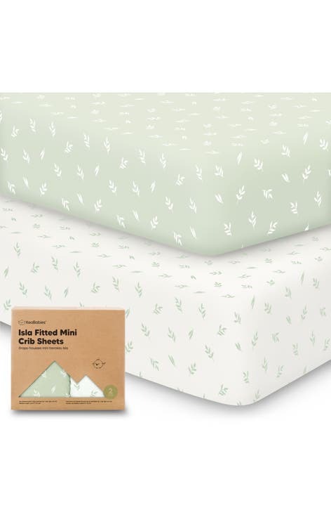 Isla Fitted Mini Crib Sheets