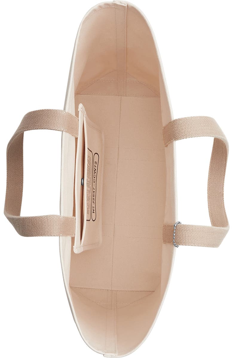 COACH Utility Canvas Tote, Alternate, color, Natural