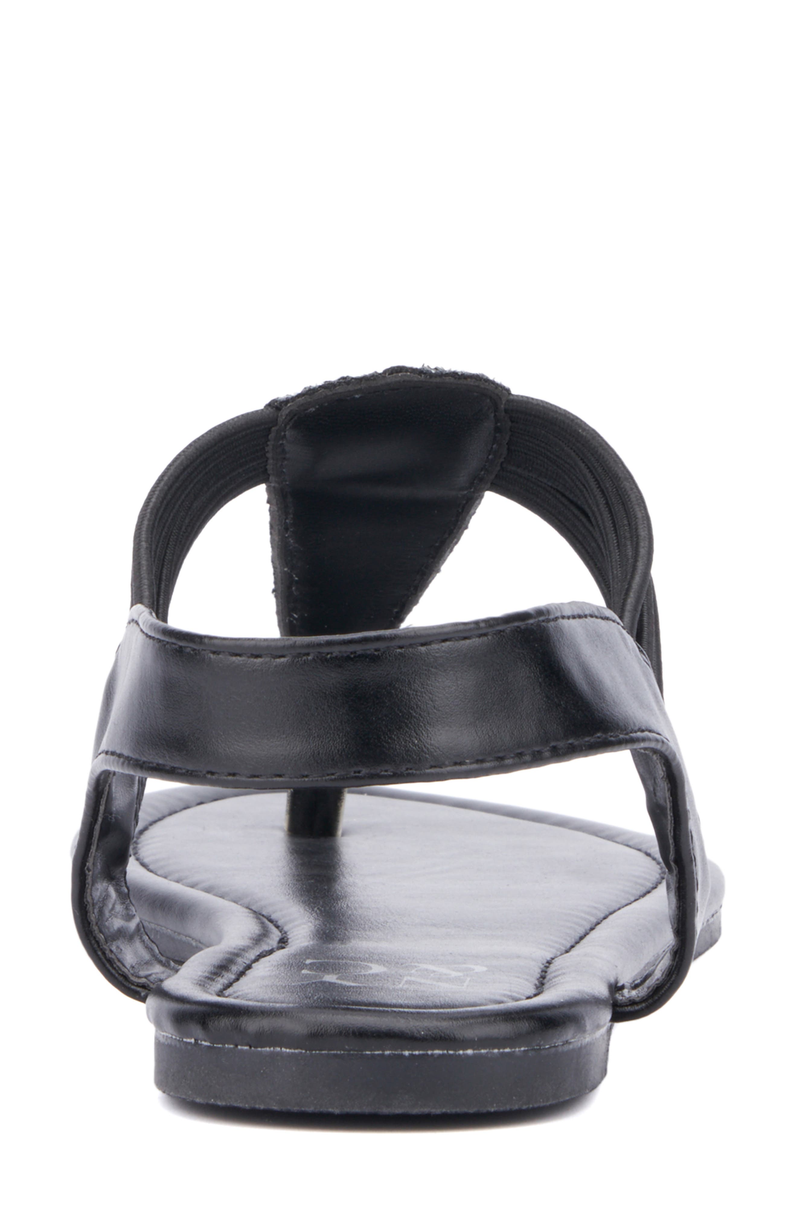 NEW YORK AND COMPANY Freya T-Strap Flat Sandal, Alternate, color, 